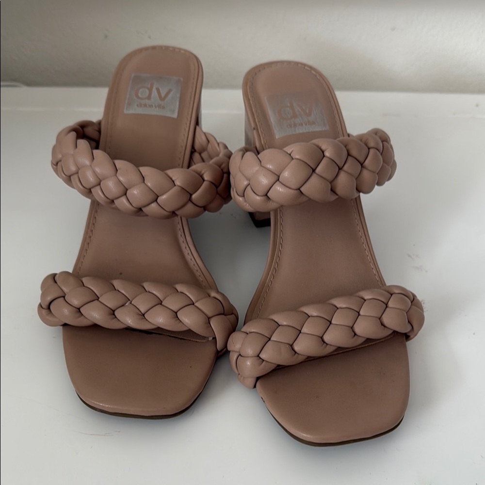 DV by Dolce Vita Women's Braided Tan Sandals